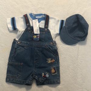 3 piece overall set